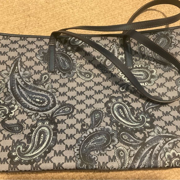 Michael Kors Paisley Canvas Tote - Picture 2 of 9